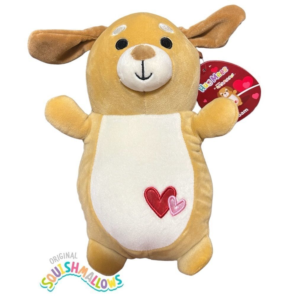 Squishmallows HugMees Sam the Puppy  Dog Plush